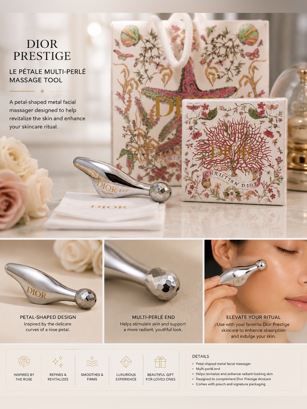 ✨ New Facial Massage Tool – Beauty Gift With Purchase ✨